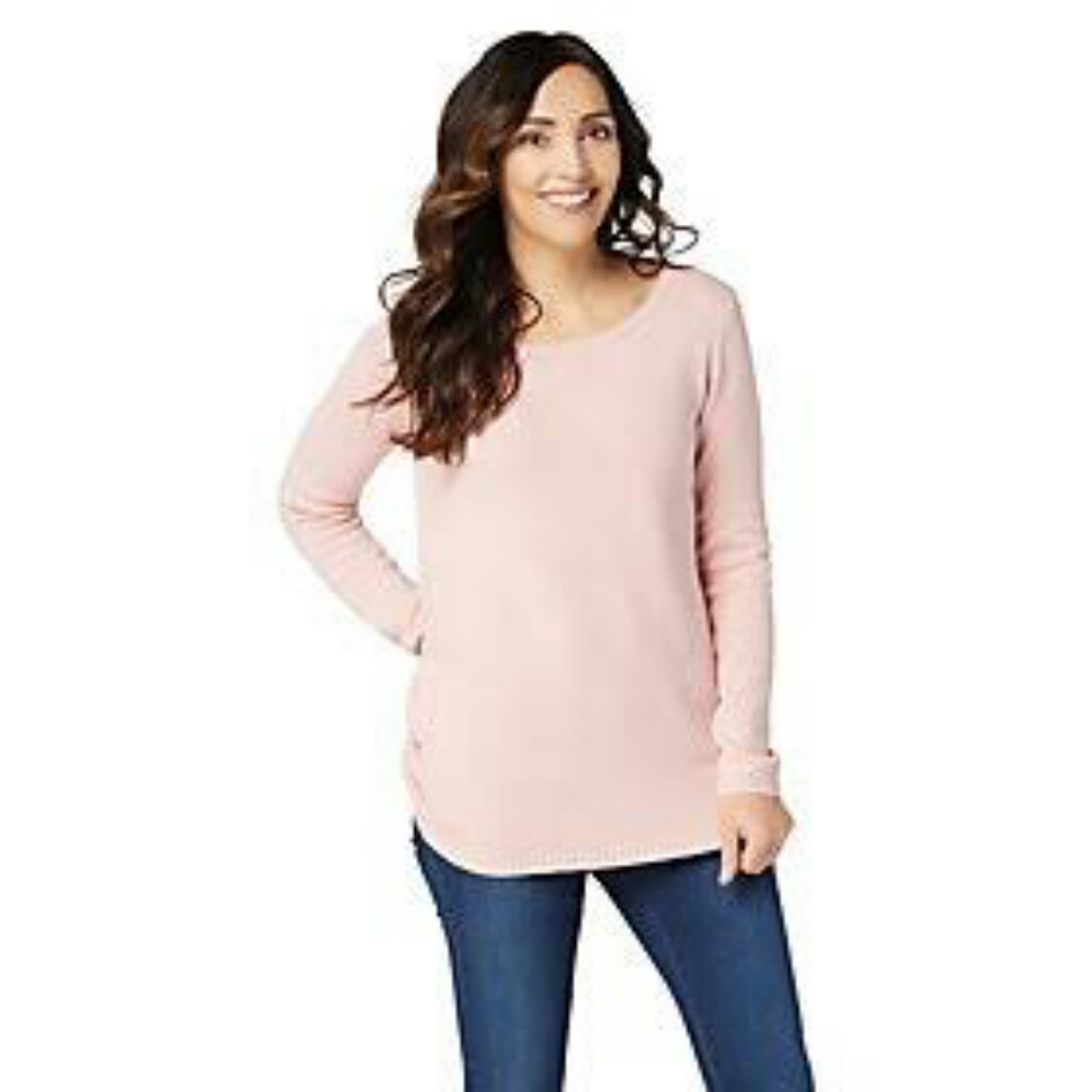 Du Jour knot back tunic sweater